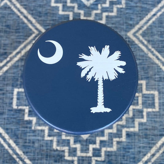 South Carolina Flag Stool