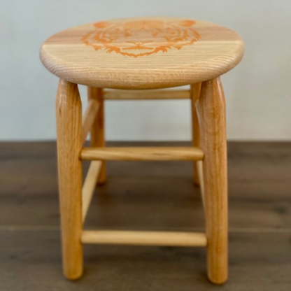 Round Tiger Stool